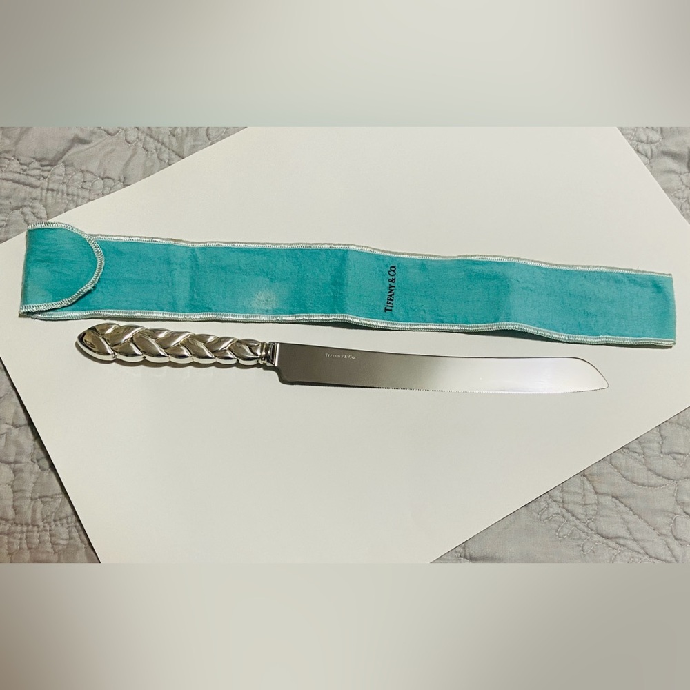 Tiffany & Co. Braided Bread Knife